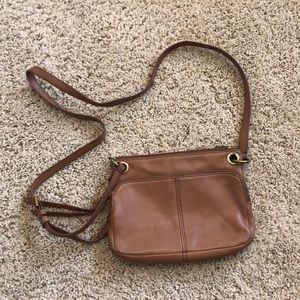 Brown Fossil crossbody